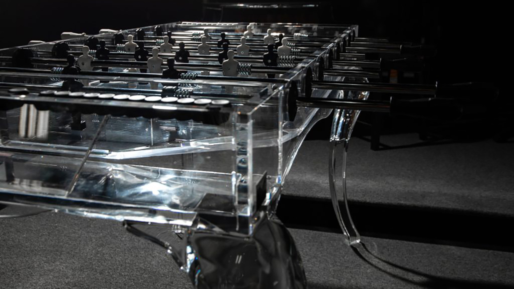 Massimiliano Maggio Foosball Table New Crystal Class